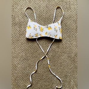 Hollister Swim Flower Bikini Top